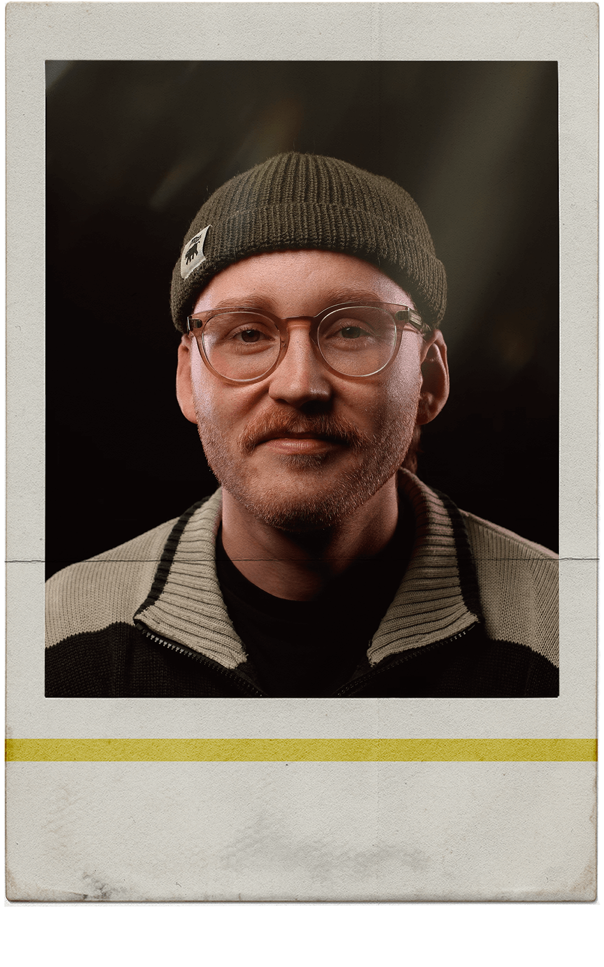 Portrait im Polaroid-Stil